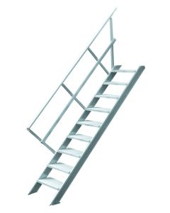 Trap stationair zonder platform, beklimmingshoek 45° Hymer 2211
